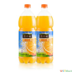 美汁源果粒橙果汁饮料1.25L*12瓶